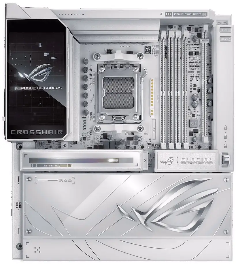 Montaje Placa Base ASUS ROG CROSSHAIR X870E GLACIAL Hortaleza Hortaleza Gaming - Montaje Placa Base ASUS ROG CROSSHAIR X870E GLACIAL Hortaleza